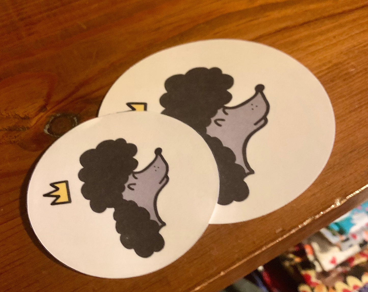 Sassy Poodle Sticker | Dad Sticker | Dog Mom Sticker | Poodle Lover | Cute Sticker | Queen