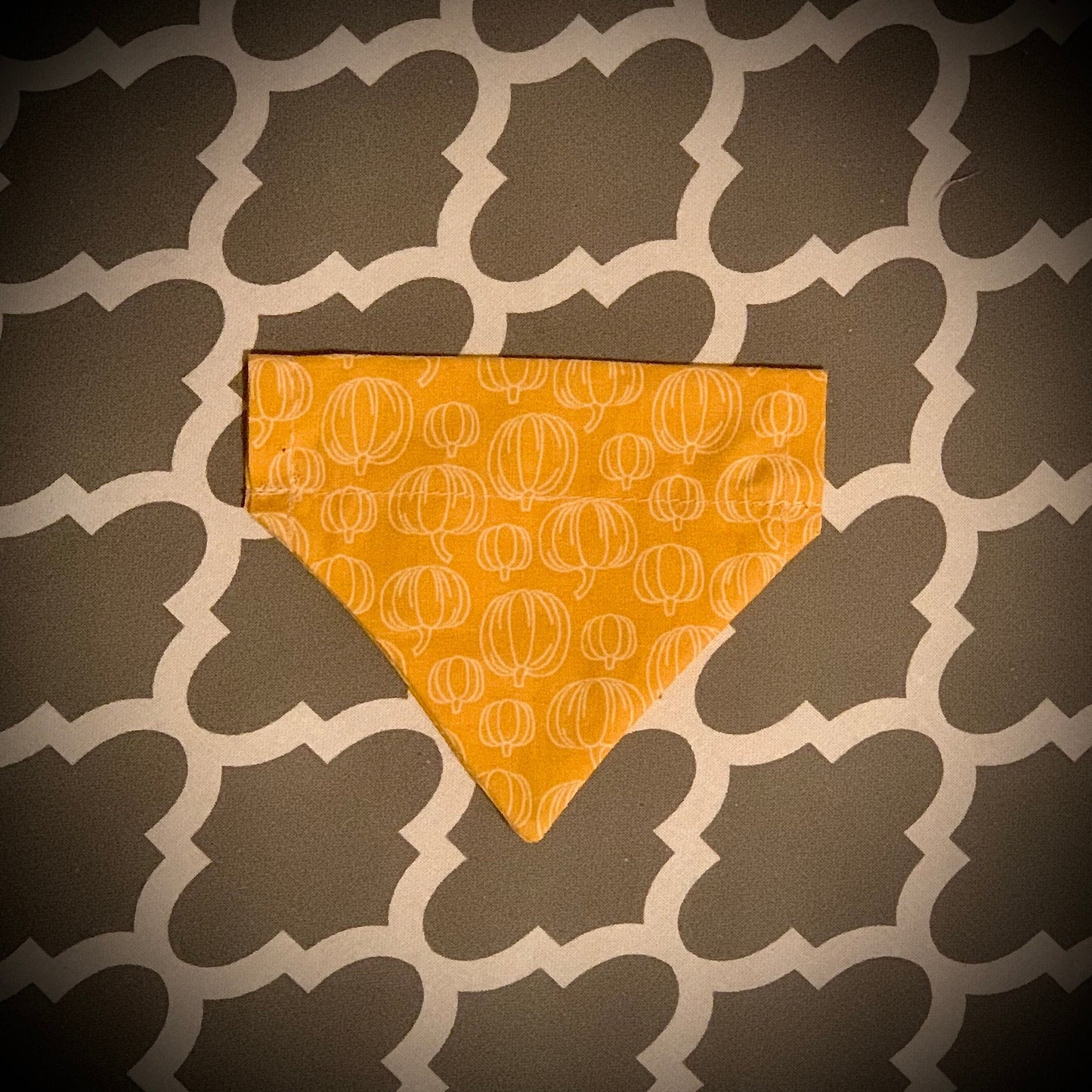 Pumpkin Over The Collar Pet Bandana | Fall Dog Bandana