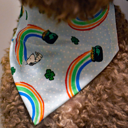 St. Patrick’s Day Snoopy Over The Collar Bandana | Dog | Cat | March | St. Patties Day | Holiday Pet Merch