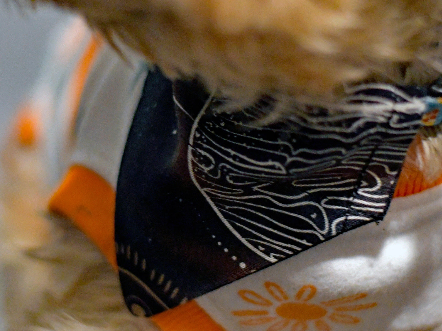 Astrological Over The Collar Pet Bandana | Handmade Dog Bandana
